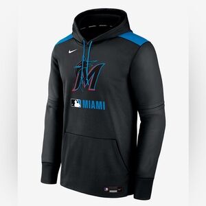 NIKE MLB - Miami Marlins Hooded Sweatshirt - L